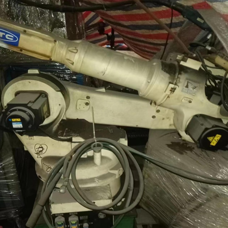 杭州工厂回收二手OTC机器人现场实地拍照